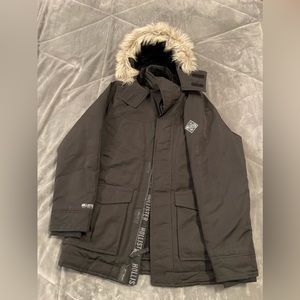 Black Hollister Winter Parka